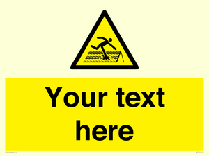 Custom Figure on Roof Sign